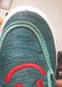 Sea Green Teal Casual Slip-On Shoes