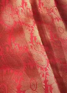 Vibrant Red Shawl