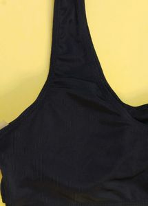 One Shoulder Cut Out Brallete/ Bikini Top