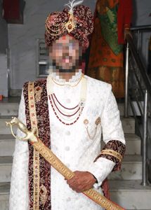 Men's Fully Embroidered Sherwani For Wedding