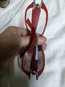 Red Framed Sunglasses
