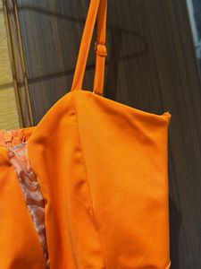 Vibrant Orange Mini Dress