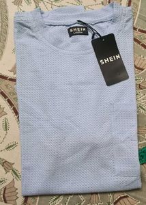 Light Blue Casual T-Shirt