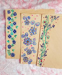 Hand-painted Vintage Sheets for Crafts