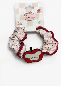 Cute Apple Bear Scrunchie| Kawaii edition