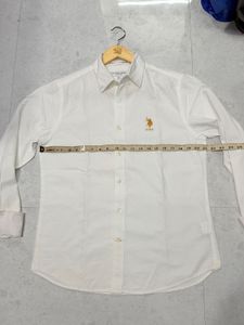 US Polo Assn White Men's Shirt