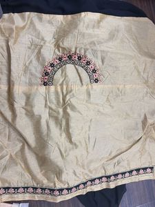 Embroidered Silk Saree