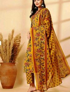Kurta Pant With Dupatta & Free Delivery