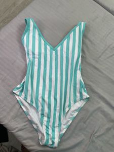 Striped One-Piece Swimsuit