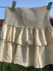 Tiered Ruffle Mini Skirt