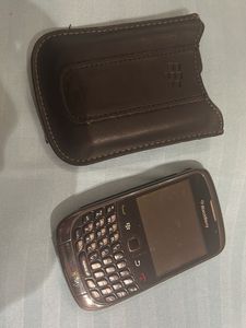 BlackBerry Phone with Leather Pouch