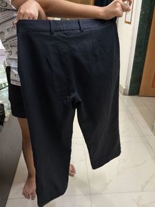 Classic Black Cropped Trousers