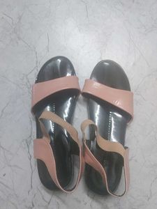 Peach Slingback Sandals