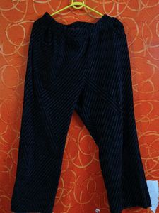 Striped Wide  Leg winter Pants