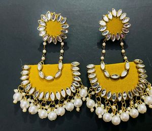Fancy Party Wear Have Long Size Earrings