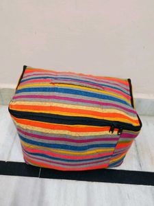 🇳🇿💫🎀Colorful Striped Storage Bag