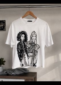Graphic Print Oversized T-Shirt