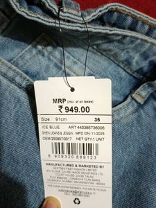 Classic Blue Wide Leg Jeans