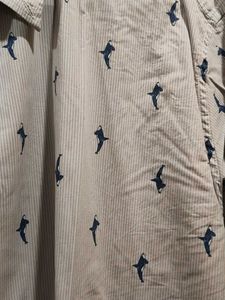 Men's Patterned Button-Up Shirt