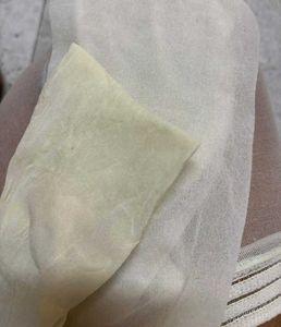 White Striped Thigh High Stockings
