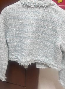 Tweed Style Cropped Jacket