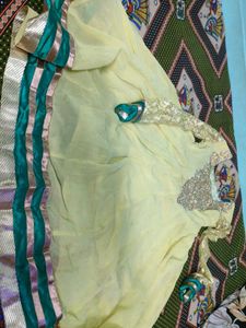 Elegant Yellow Anarkali Gown