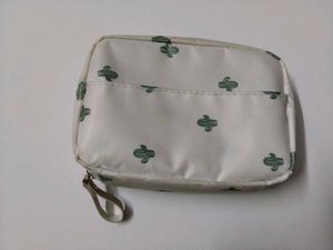 Cute Cactus Print Pouch