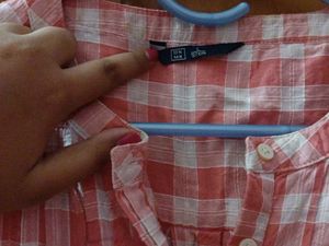 Chic Gingham Print Shirt Top🍓