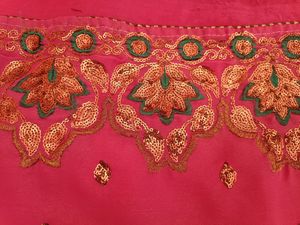 Blush Pink Colour Sequence Saree