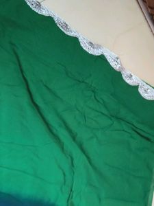 Stunning Ombre Green &amp; Blue Saree