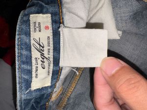 Japanese Brand Distressed Paint Splatter Jeans