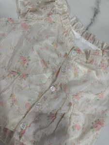 SAVANA Cute Floral Top