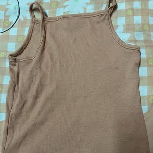 Peachy Ribbed Tank Top