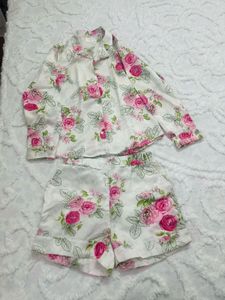 Super cute Floral Print Pajama Set