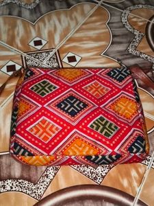 Boho Geometric Print Crossbody Bag