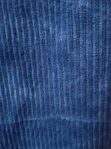 Blue Corduroy Wide Leg Pants