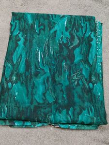 Sea Green Georgette Saree