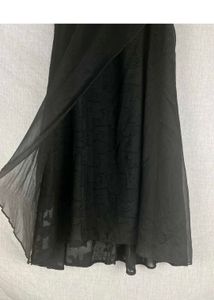 Elegant Black Lace high low dress
