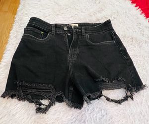 Blanck Women High Waist Shorts Denim