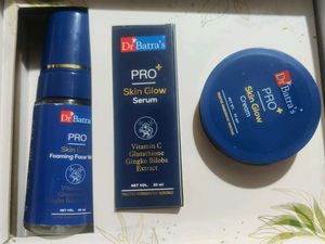 NEW: DR Batras Facewash, Serum, Cream Pack Of 3