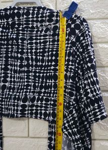 Calvin Klein Geometric Open-Front Cardigan