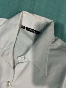 Classic White Button-Up Shirt