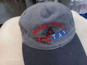 Grey Baseball Cap with Embroidery