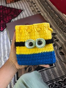 Crocheted Minion Pouch
