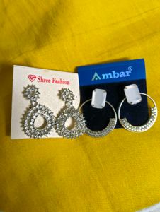 Elegant Crystal Earrings Set