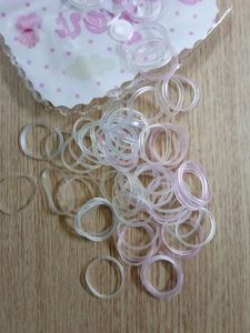 Mini Plastic Hair Rubber Bands/Confidence Hair Tie Rubber Elastic Band For Making Ponytails And Other Hairstyles