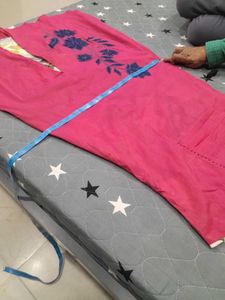 Pink Floral Kurta