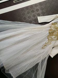White wedding Gown