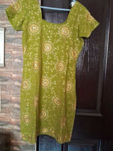 Green Embroidered Kurta Salwar Dupatta set