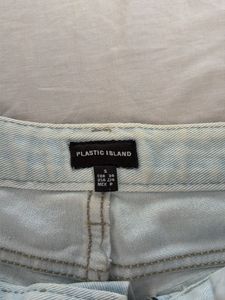 Y2K Ripped Denim Shorts